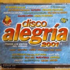 CDs de Música: DISCO ALEGRIA - 4 CD'S 2001 (CELEDA, JOE LUCIANO, RUBBY PEREZ, KING ALEGRIA, CACAO...). Lote 360448840