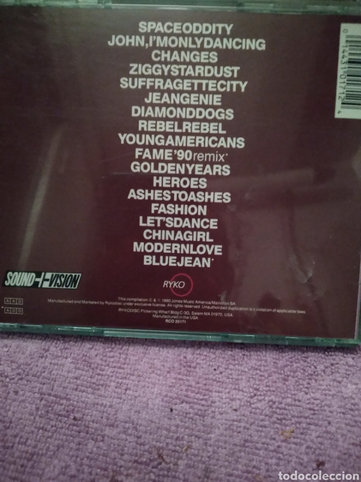 CDs de m&uacute;sica: DABID BOWIE-CHANGESBOWIE-CD-EDICION USA - Foto 2