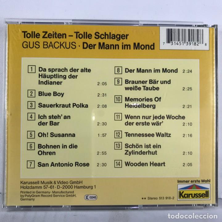 CDs de m&uacute;sica: Gus Backus &ndash; Der Mann Im Mond - CD Compilation, Reissue - Foto 3