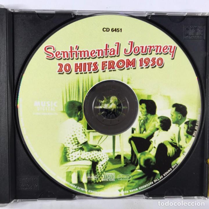 CDs de m&uacute;sica: Various &ndash; Sentimental Journey 20 Hits From 1950 - CD, Compilation - UK 2003 - Foto 3