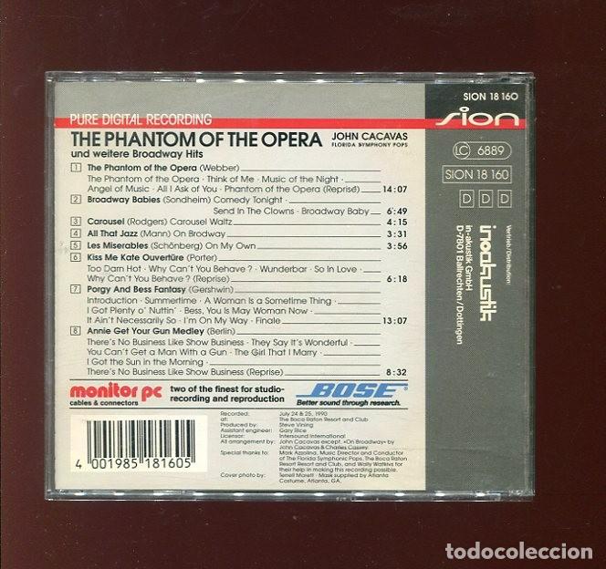 CDs de m&uacute;sica: the phantom of the opera. cd - Foto 2