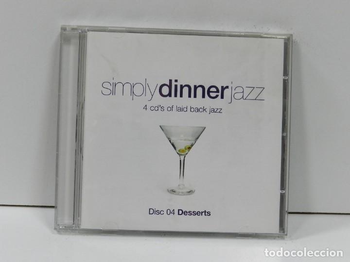 CDs de m&uacute;sica: DISCO CD. Simply Dinner Jazz &ndash; Disc 4 Desserts. COMPACT DISC. - Foto 1