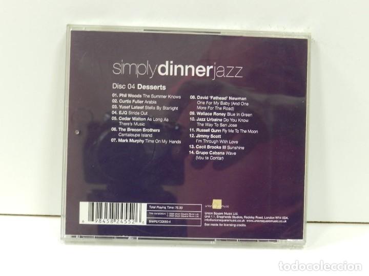 CDs de m&uacute;sica: DISCO CD. Simply Dinner Jazz &ndash; Disc 4 Desserts. COMPACT DISC. - Foto 2