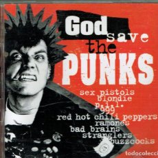 CDs de Música: GOD SAVE THE PUNKS - 2 CD - PUNK: BLONDIE, P.I.L, 999, BAD BRAINS, DISCHARGE, SID VICIUS, X-RAY