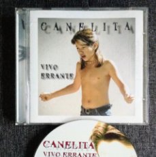 CD de Música: CANELITA / VIVO ERRANTE - CD ALBUM 2004 / LA FLAMENCA DISCOS. Lote 360638100
