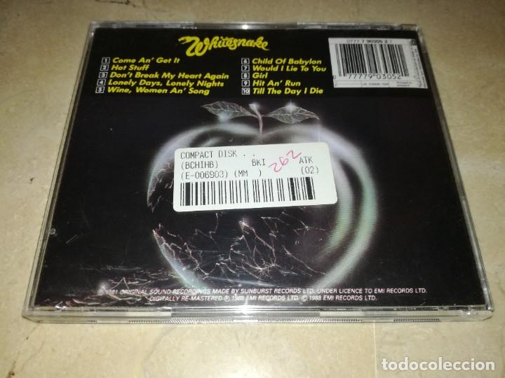 CDs de m&uacute;sica: WHITESNAKE-COME AN&acute; GET IT - Foto 2