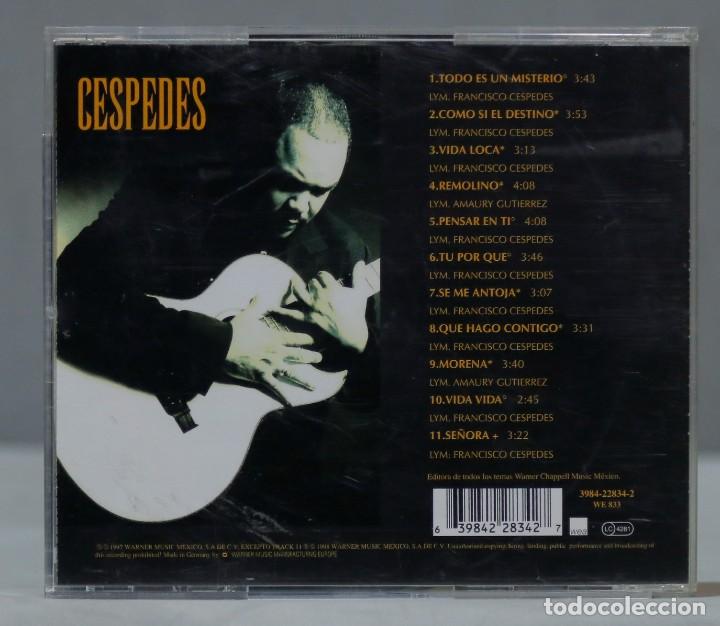 CDs de m&uacute;sica: CD. Francisco C&eacute;spedes &ndash; Vida Loca - Foto 2