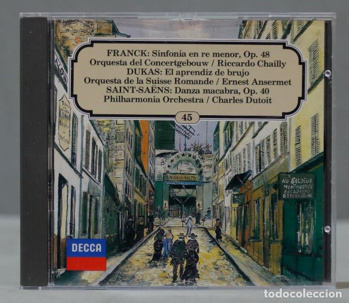 CDs de m&uacute;sica: CD. FRANCK. SAINT-SAENS. DUTOIT. . 45 - Foto 1