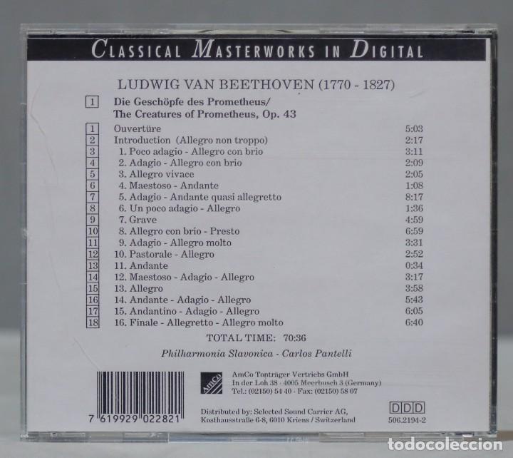 CDs de m&uacute;sica: CD. Ludwig van Beethoven. OP. 43. PANTELLI - Foto 2