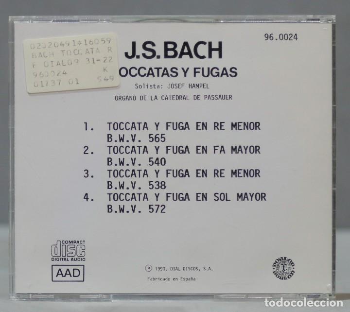 CDs de m&uacute;sica: CD. BACH. TOCATAS Y FUGAS. HAMPEL - Foto 2