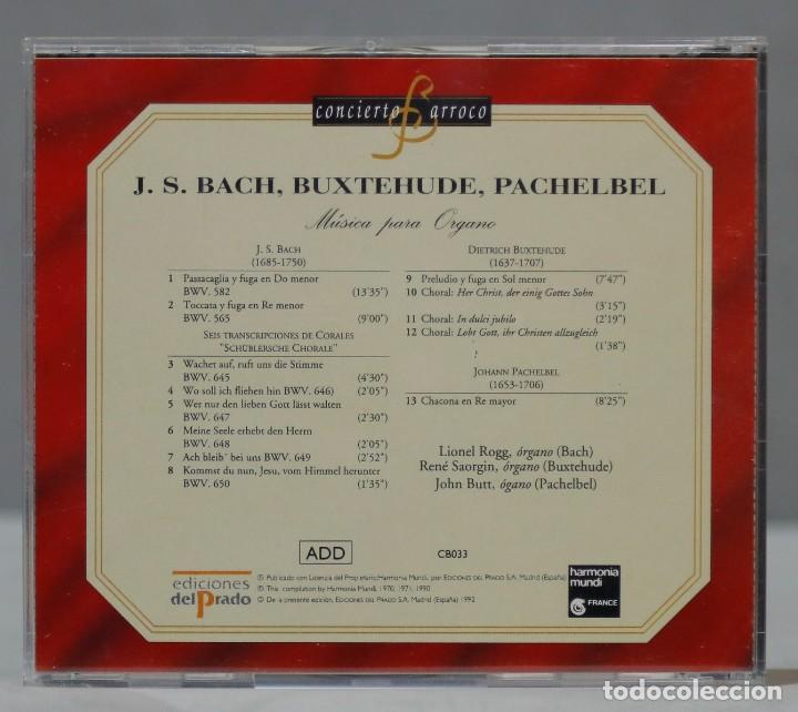 CDs de m&uacute;sica: CD. BACH. BUXTEHUDE, PACHELBEL - Foto 2