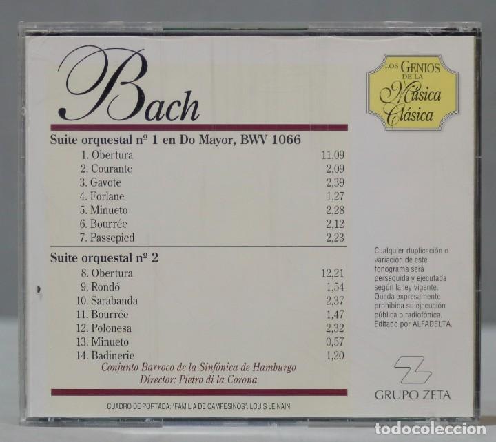 CDs de m&uacute;sica: CD. BACH. LOS GENIOS DE LA MUSICA. 2 - Foto 2