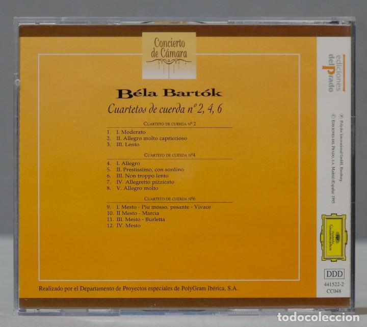 CDs de m&uacute;sica: CD. Bart&oacute;k. CUARTETOS CUERDA 2 4 6 - Foto 2