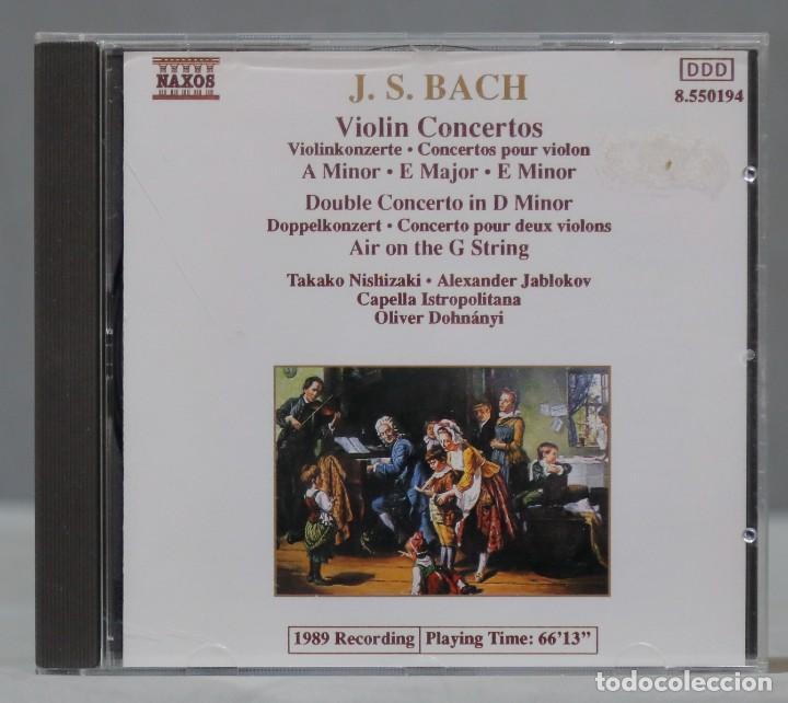 CDs de m&uacute;sica: CD. Dohn&aacute;nyi &ndash; Violin Concertos. BACH - Foto 1
