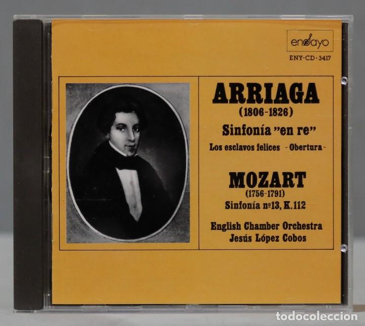 CDs de m&uacute;sica: CD. Arriaga. MOZART. LOPEZ-COBOS - Foto 1