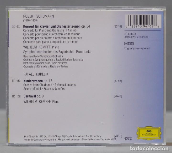 CDs de m&uacute;sica: CD. SCHUMANN. KUBELIK - Foto 2