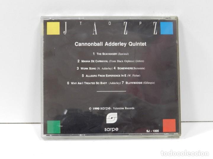 CDs de m&uacute;sica: DISCO CD. Cannonball Adderley &ndash; Top Jazz. COMPACT DISC. - Foto 2