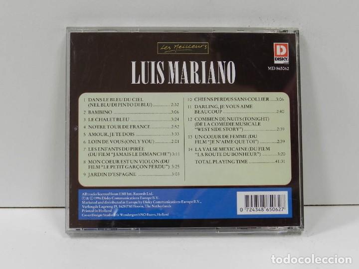 CDs de m&uacute;sica: DISCO CD. Luis Mariano &ndash; Les Meilleurs. COMPACT DISC. - Foto 2