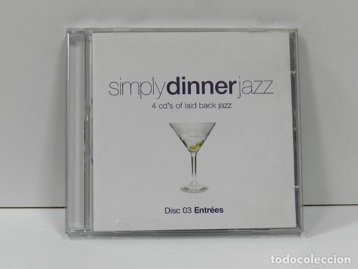 CDs de m&uacute;sica: DISCO CD. Simply Dinner Jazz &ndash; Disc 3 Entr&eacute;es. COMPACT DISC. - Foto 1