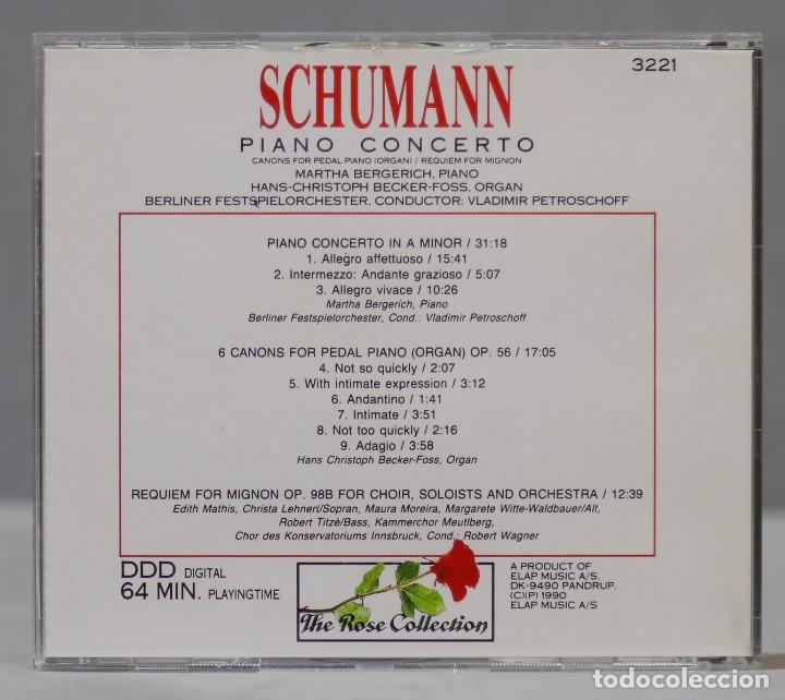 CDs de m&uacute;sica: CD. Schumann &ndash; Piano Concerto - Foto 2