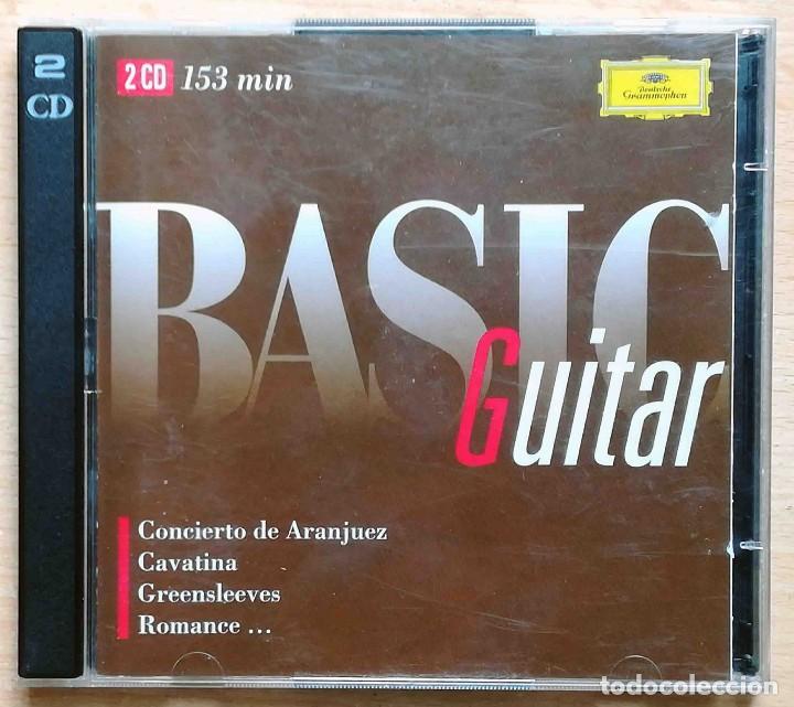 CDs de m&uacute;sica: 2 CD: Basic Guitar (Joaqu&iacute;n Rodrigo, Francisco T&aacute;rrega, Antonio Vivaldi...) - Foto 1