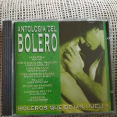 CDs de Música: ANTOLOGÍA DEL BOLERO. BOLEROS QUE DEJAN HUELLA.. Lote 361010090
