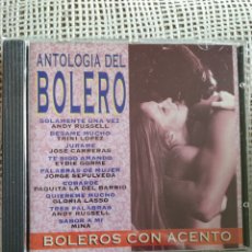 CDs de Música: ANTOLOGÍA DEL BOLERO.BOLEROS CON ACENTO.. Lote 361010890