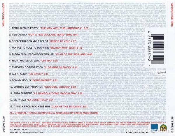 CDs de m&uacute;sica: Ennio Morricone &ndash; Morricone Rmx - Foto 2