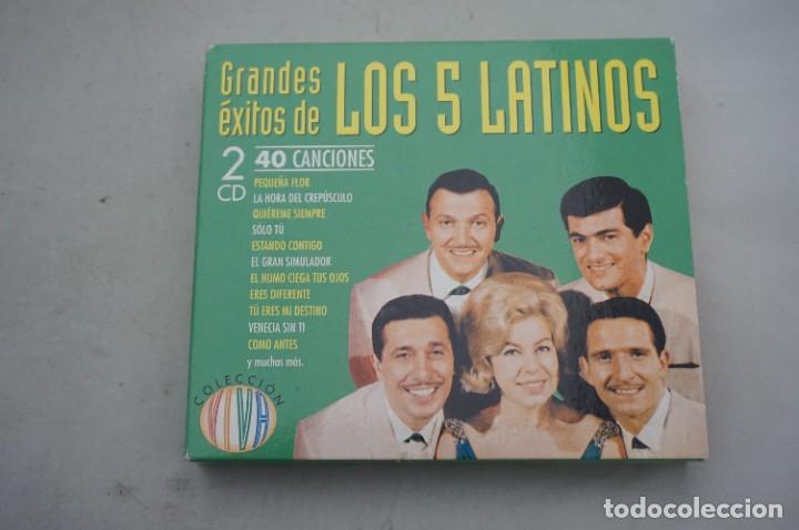 CDs de m&uacute;sica: 2 X CD - GRANDES EXITOS DE LOS 5 LATINOS