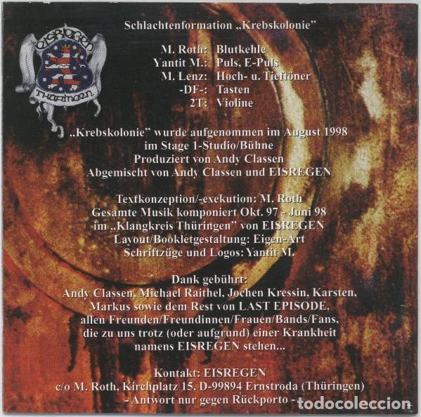 CDs de m&uacute;sica: Eisregen &ndash; Krebskolonie - CD - Foto 3