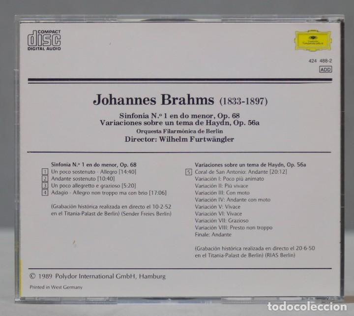 CDs de m&uacute;sica: CD. BRAHMS. 33 - Foto 2