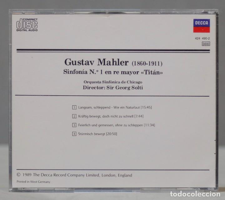 CDs de m&uacute;sica: CD. MAHLER. 35 - Foto 2