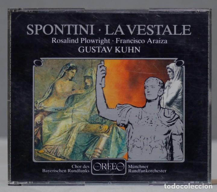 CDs de m&uacute;sica: 2 CD. Kuhn &ndash; La Vestale. SPONTINI - Foto 1