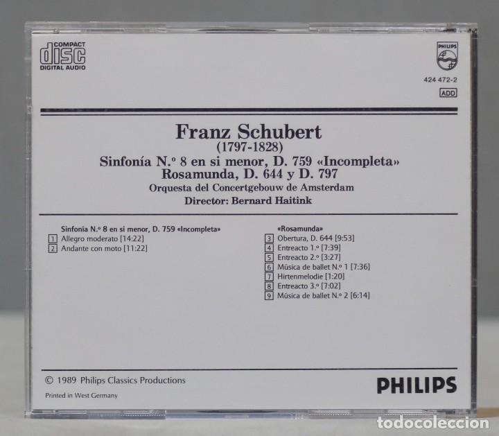 CDs de m&uacute;sica: CD. SCHUBERT. 17 - Foto 2
