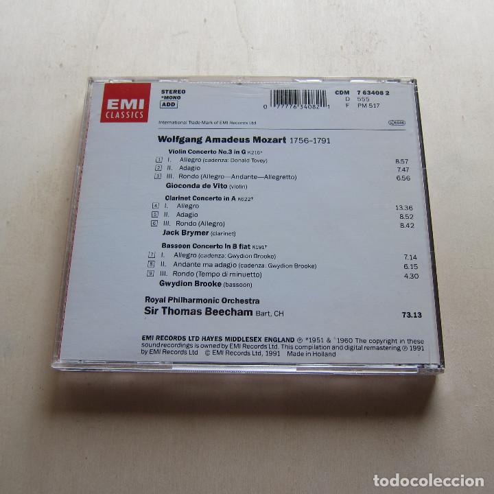 CDs de m&uacute;sica: MOZART - SIR THOMAS BEECHAM (EMI) CD - Foto 2
