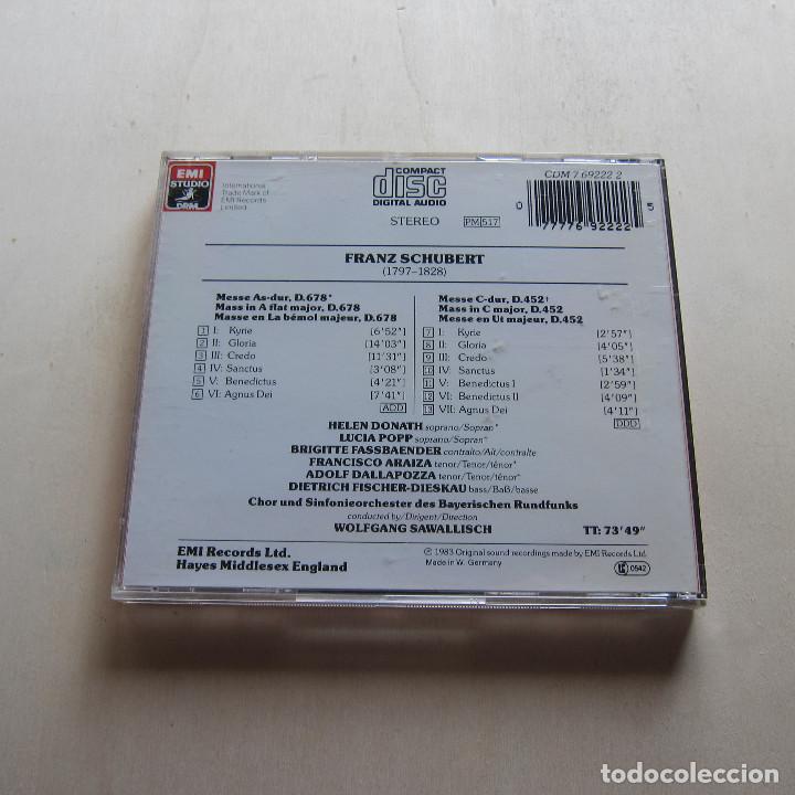 CDs de m&uacute;sica: SCHUBERT - WOLFGANG SAWALLISCH (EMI) CD - Foto 2