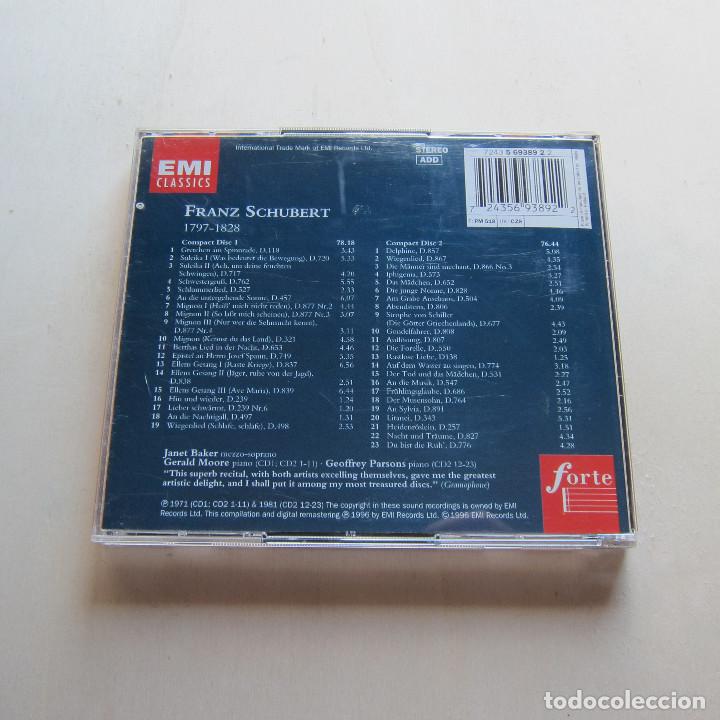 CDs de m&uacute;sica: SCHUBERT. LIEDER - JANET BAKER (EMI) CD - Foto 2
