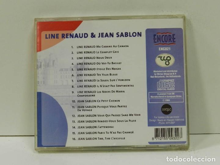 CDs de m&uacute;sica: DISCO CD. Line Renaud & Jean Sablon. COMPACT DISC. - Foto 2