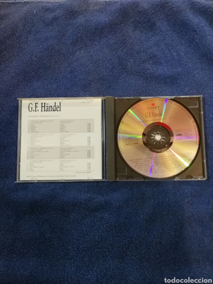 CDs de m&uacute;sica: Handel. Concierto 9 12 - Foto 3