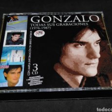 CDs de Música: GONZALO - TODAS SUS GRABACIONES (1976 - 1987) - CD TRIPLE CON LIBRETO - 2014 RAMA LAMA MUSIC. Lote 361240145