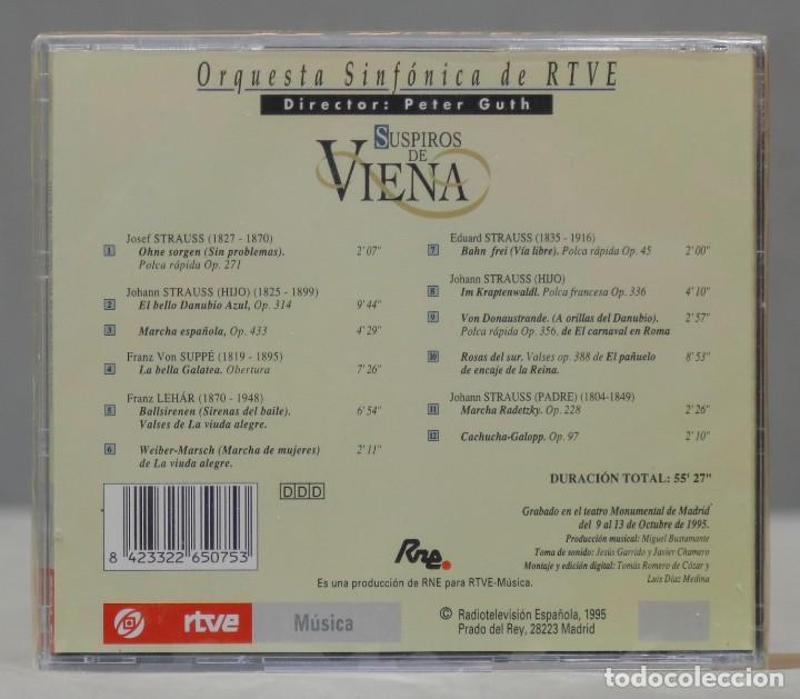 CDs de m&uacute;sica: CD. SUSPIROS DE VIENA. PRECINTADO - Foto 2