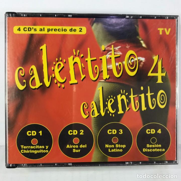 CDs de m&uacute;sica: Various &ndash; Calentito Calentito 4 ● 4 x CD, Compilation, Partially Mixed BOX - Foto 1