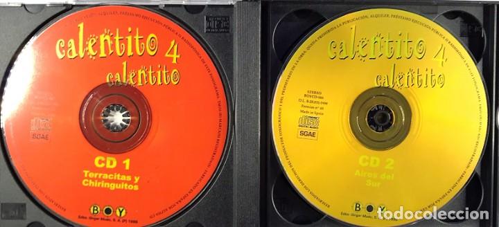 CDs de m&uacute;sica: Various &ndash; Calentito Calentito 4 ● 4 x CD, Compilation, Partially Mixed BOX - Foto 4