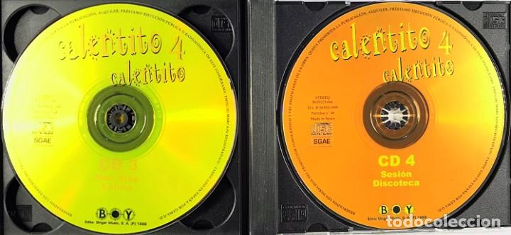 CDs de m&uacute;sica: Various &ndash; Calentito Calentito 4 ● 4 x CD, Compilation, Partially Mixed BOX - Foto 5