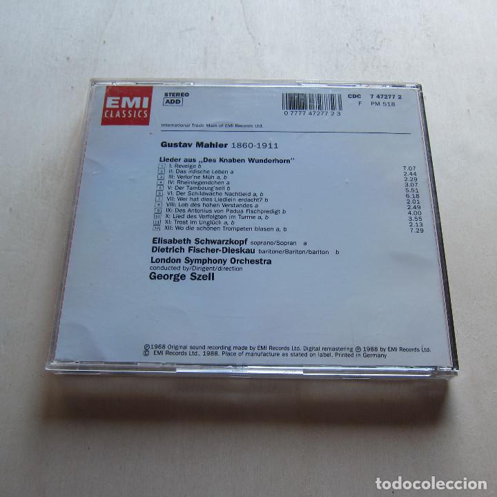 CDs de m&uacute;sica: MAHLER - GEORGE SZELL (EMI) CD - Foto 2