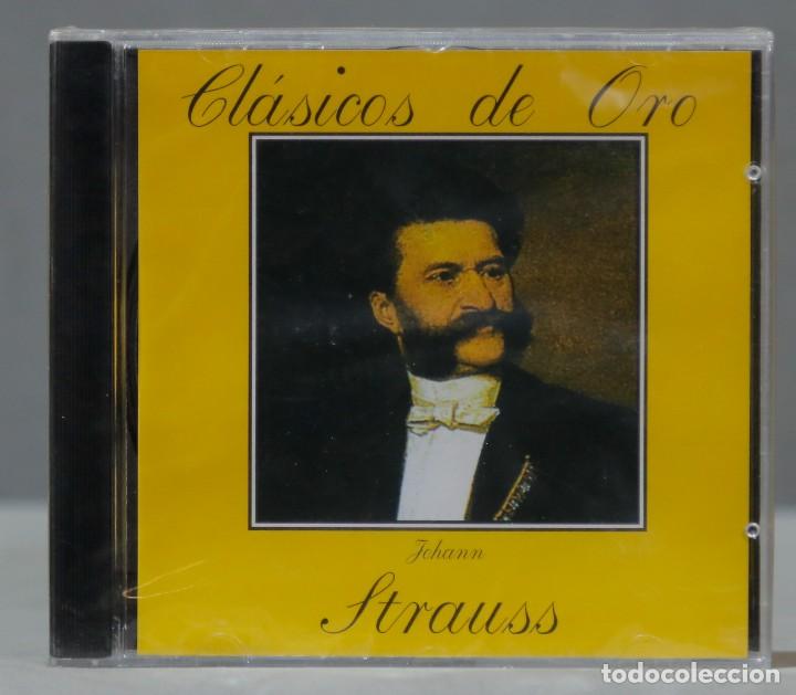 CDs de m&uacute;sica: CD. CLASICOS DE ORO. STRAUSS. PRECINTADO - Foto 1