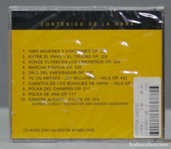 CDs de m&uacute;sica: CD. CLASICOS DE ORO. STRAUSS. PRECINTADO - Foto 2