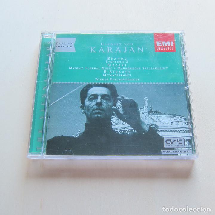 CDs de m&uacute;sica: KARAJAN - BRAHMS, MOZART, STRAUSS (EMI) CD - Foto 1