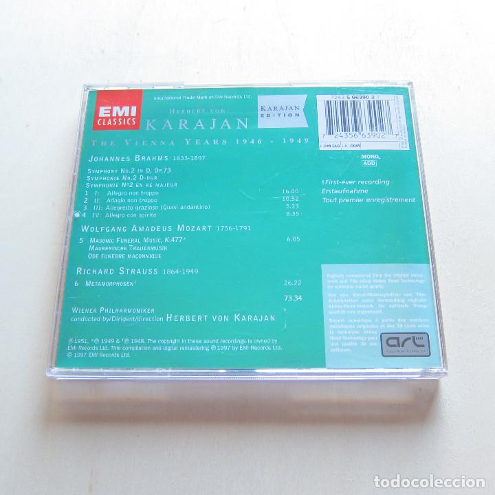 CDs de m&uacute;sica: KARAJAN - BRAHMS, MOZART, STRAUSS (EMI) CD - Foto 2
