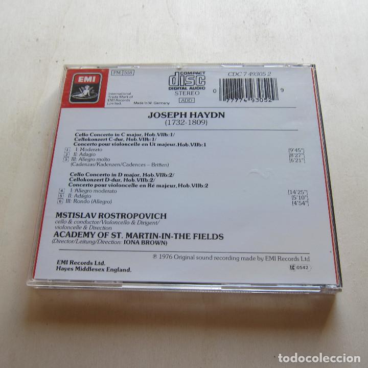 CDs de m&uacute;sica: HAYDN - ROSTROPOVICH (EMI) CD - Foto 2